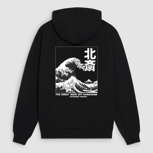 Great Wave off Kanagawa Hoodie– Classic Japanese Art Inspired Design